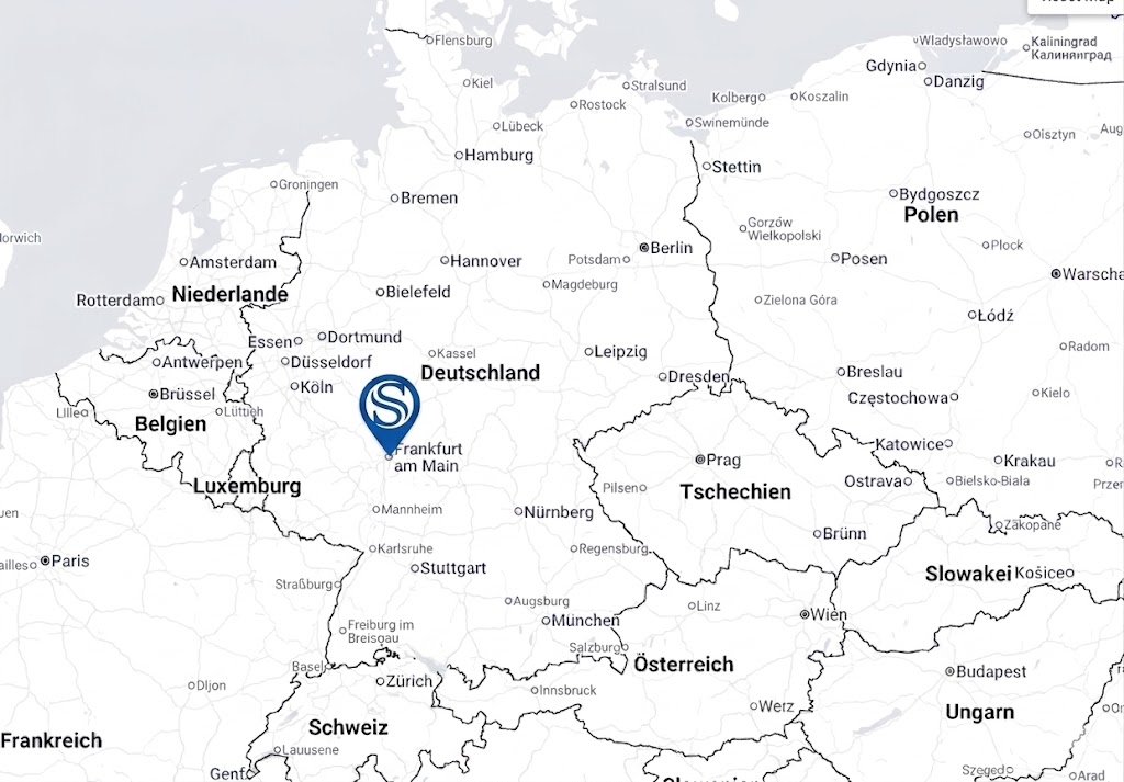 Unser Einsatzgebiet im Rhein-Main-Raum – Sitz Frankfurt am Main